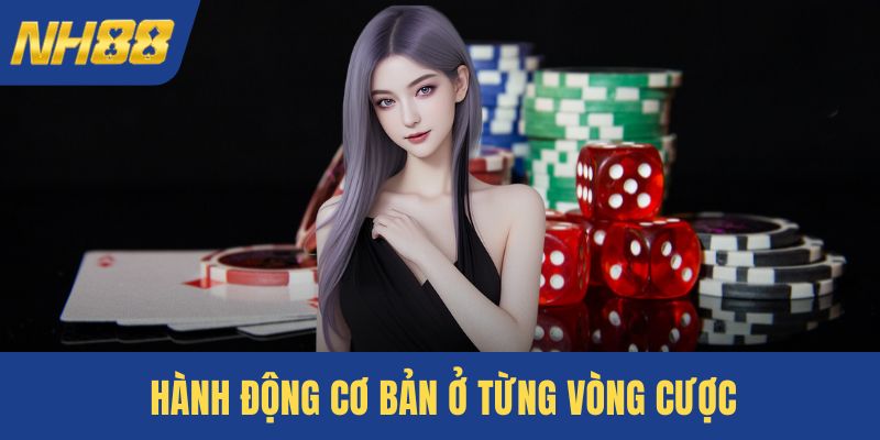 Hành động cơ bản ở từng vòng cược
